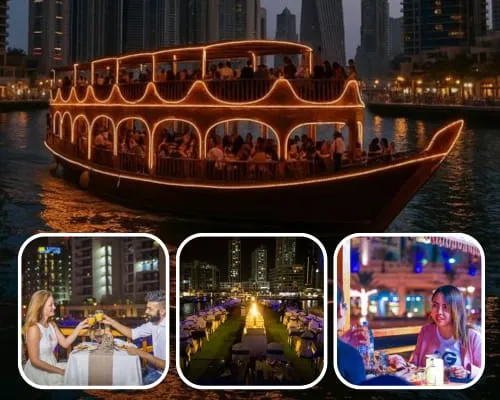 Dhow Cruise Buffet Setup